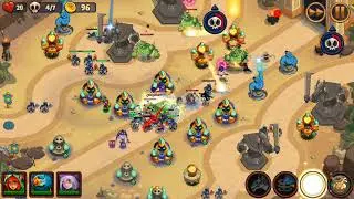 Realm Defense - World 3 Level 80 Pharoah's Finale - Campaign 3 Stars (Method 2)