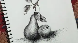 Still life with stipple work