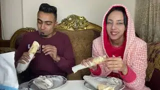 تحدى الاكل سندوتشات بطاطس محامير من مطعم محمود حديدية مع إسلام سمسم و أميرة تتوقعو مين الكسبان ؟!