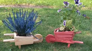 wheelbarrow Garden Planters / carretilla para flores / maceta de flores / maceteros