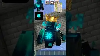 5 Iron Golems vs 1 Warden #minecraftchallenge #minecraft #shorts