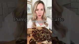 Pumpkin Spice Latte Date Bark