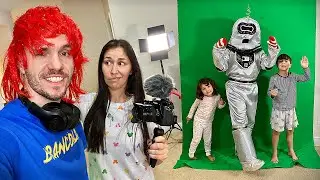 GRAVANDO O CLIPE DA NOVA MÚSICA DANÇA DO ROBÔ - Making Of Família Brancoala
