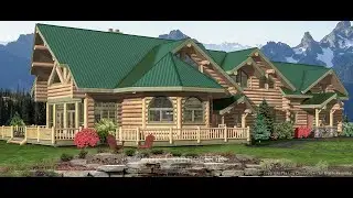 The Nahanni - Handcrafted Stacked Log Home