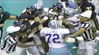 Chicago Bears & Dallas Cowboys Boxing highlights (1985)