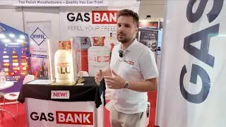 ⛽️ GasBank I Refillable Composite, Kevlar Gas Bottle I Safe & easy LPG refills across Europe