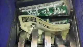 Shredding old memory cards