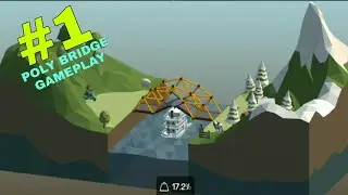 Poly Bridge gameplay ||🙏#1