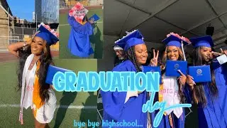 I GRADUATED! GRWM/VLOG: GRADUATION DAY| CLASS OF 2021🎓