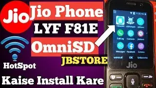 Jio Phone OmniSD F81E Me  Kaise Download Kare ! LYF F81E Jio Phone Par OmniSD App Kaise Install kare