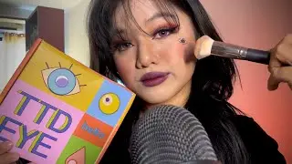 ASMR Doing My Halloween Makeup 👻 ( Feat.TTDEYE )