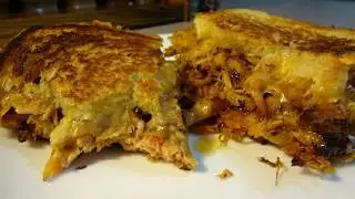MUST WATCH!! PULLED PORK GRILLED CHEESE SAND WITCH