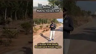 Sector L Bahria Enclave | One Kanal Plot | Front Back Open | Solid Land Plot For Sale