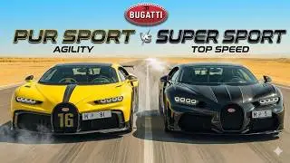 Top Speed vs Acceleration | Bugatti Chiron Super Sport vs Pur Sport