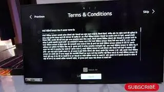 How to setup first time|| lg smart tv 2025