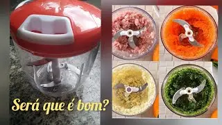 Mini processador manual Será que é bom mesmo?