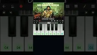 Eyy bidda ye mera adda piano tune || #eyybiddayemeraadda #shorts