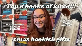 Barnes & Noble + Special edition book haul 🥰✨ | Top 5 reads of 2025 📖🤩