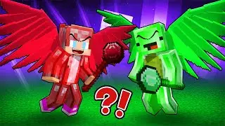 JJ Became RUBY God vs Mikey Became EMERALD God Battle in Minecraft! (Maizen)