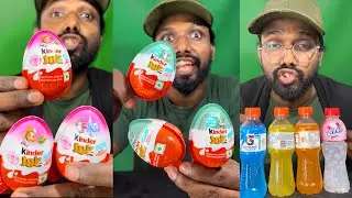 Kinder Joy для мальчиков и девочек, версия с черникой, Gatorade, мукбанг, ASMR