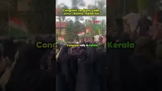 Congress rally in Kerala💀😳#shorts