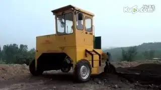 self propelled compost turner/animal waste fermentation equipment/chicken manure compost turner