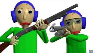 Baldi Holds a Shotgun??