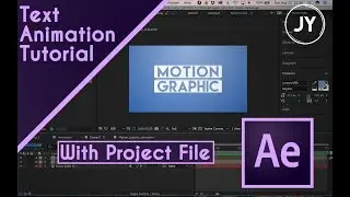 Adobe After Effects CC Motion Tutorial + FREE PROJECT FILE | JY Motion