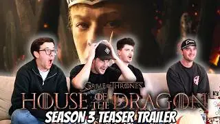THIS LOOKS INSANE...House of The Dragon Season 3 Teaser Trailer REACTION