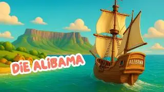Daar Kom die Alibama ⛵ | Afrikaanse Storielied + Gratis Inkleur- en Prenteboek