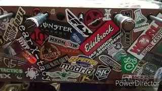 Foosball Table Sticker Bomb