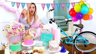 ALISHA MARIE'S BIRTHDAY VLOG!! OPENING PRESENTS!!