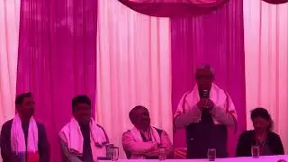 Sh. Chamu krishna Shastri, Chairman- Bharatiya Bhasha Samiti during CSU building extension.