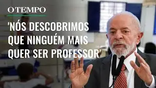 Lula diz que o sal&aacute;rio dos professores no Brasil &eacute; 'merreca' e prop&otilde;e cria&ccedil;&atilde;o de incentivos