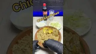 Chicken Pulao ASMR | Satisfying Desi Food Sounds #asmr #mukbang #chickenpulao