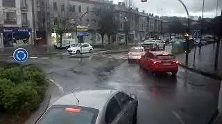 Rutas de Europa.  Viajando de Santiago de Compostela a la Coruña