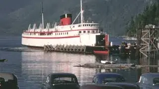 Driving from Vancouver's Stanley Park to Horseshoe Bay in 1954