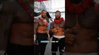 Roman Reigns With His Cousin brother Jey Uso at #summerslam Backstage After The Victory overTEAMSeth