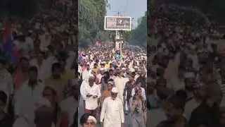Amravati big protests of Tripura govt..