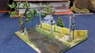 How to Build aRealistic Imaginary Broken Road in Village |Diorama