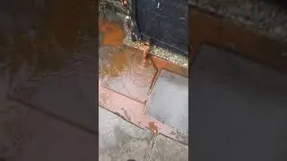 Radiador con mucho &oacute;xido.