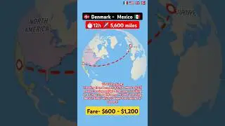 Denmark to mexico flight ✈️ route explore live #aviation #explore #travel #excelbytesized #flymore