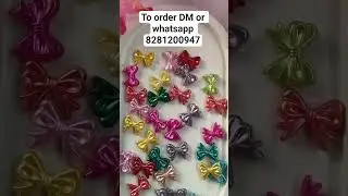 Acrylic bow beads WhatsApp 8281200947
