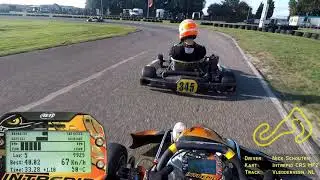Nick Schouten @ Vledderveen, NL - CRS MF2 Shifter kart
