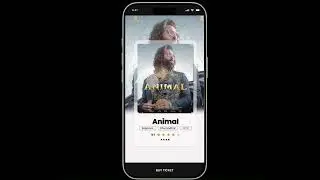 Interactive Movie Carousel UI Design | Figma UI/UX Project