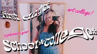 first day of school GRWM + vlog 2021 *college sophomore*