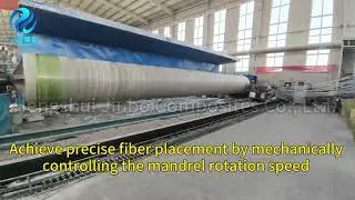 FRP/GRP Storage Tank Winding Equipment FRP Composite Tank Production