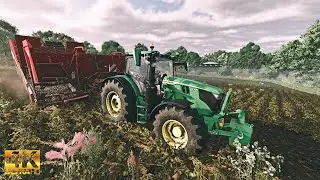 FS25 [4K] Immersive Gameplay - ULTRA GRAPHICS RayTracing Reshade | Potato harvest