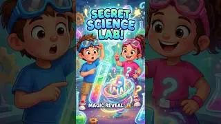 MAGIC Rainbow Chair Reveal! 😱🪑 How It&rsquo;s Made! #Shorts #scienceforkids #satisfying #chair