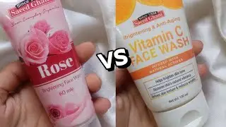 Which one is best? Saeed Ghani Vitamin C Facewash VS Saeed Ghani Rose Facewash